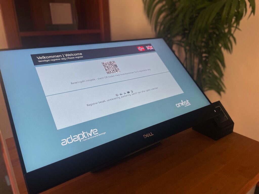 AIO med fot for bordplassering